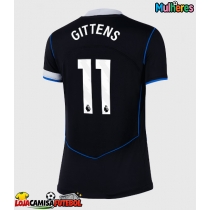 Camisa de Futebol Chelsea Jamie Gittens #11 Equipamento Alternativo Mulheres 2025-26 Manga Curta